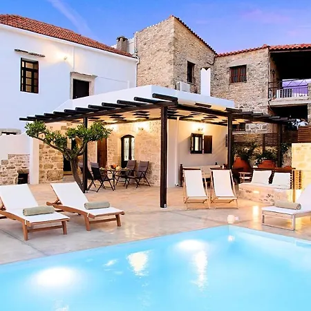 Barozziana Private Heated Pool & Jacuzzi Villa Rethymno (Crete)