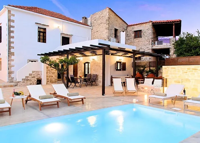 Barozziana Private Heated Pool & Jacuzzi Willa Retimno